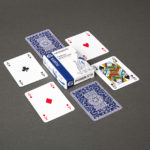 Cartes à jouer poker 516 grimaud origine bleu
