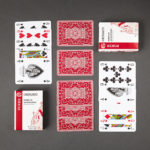 Cartes à jouer Poker 516 rouges Grimaud Origine