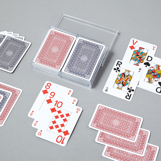 Cartes à jouer 2x54 cartes optic bridge