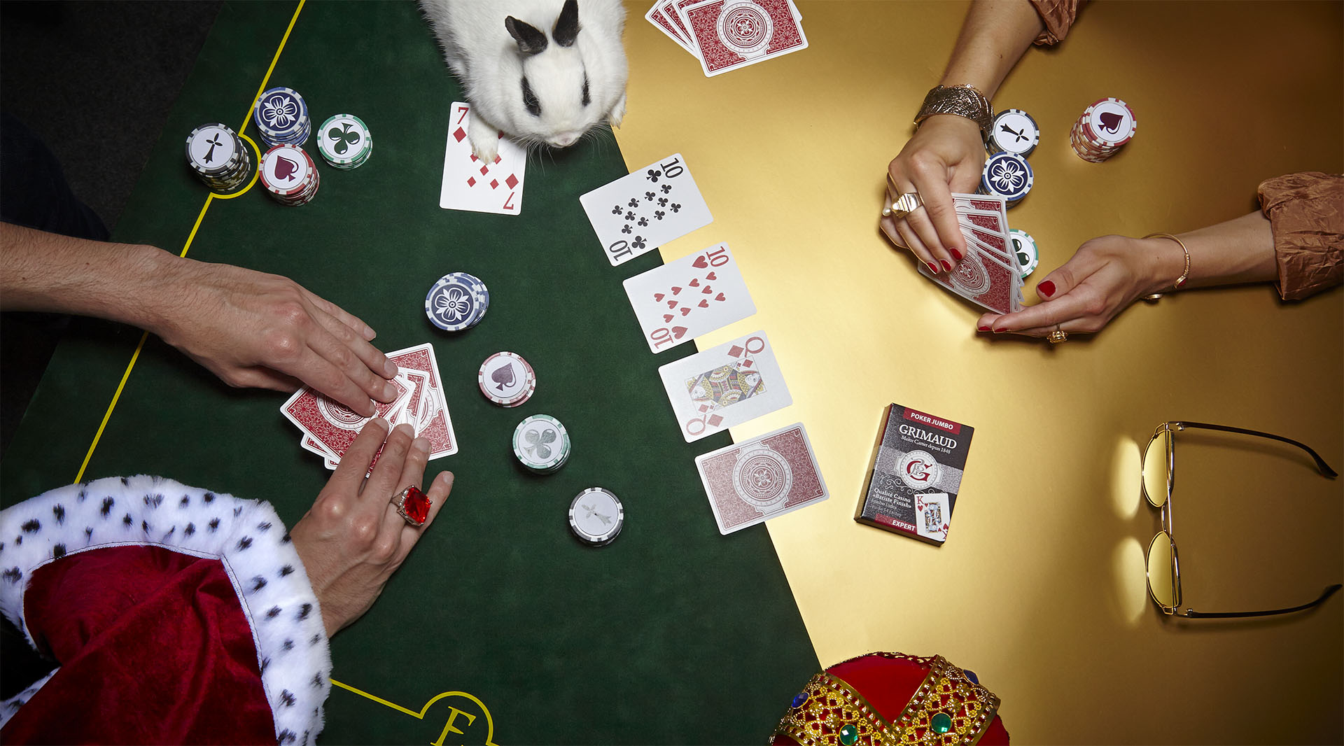 Cartes à jouer Poker Jumbo Grimaud