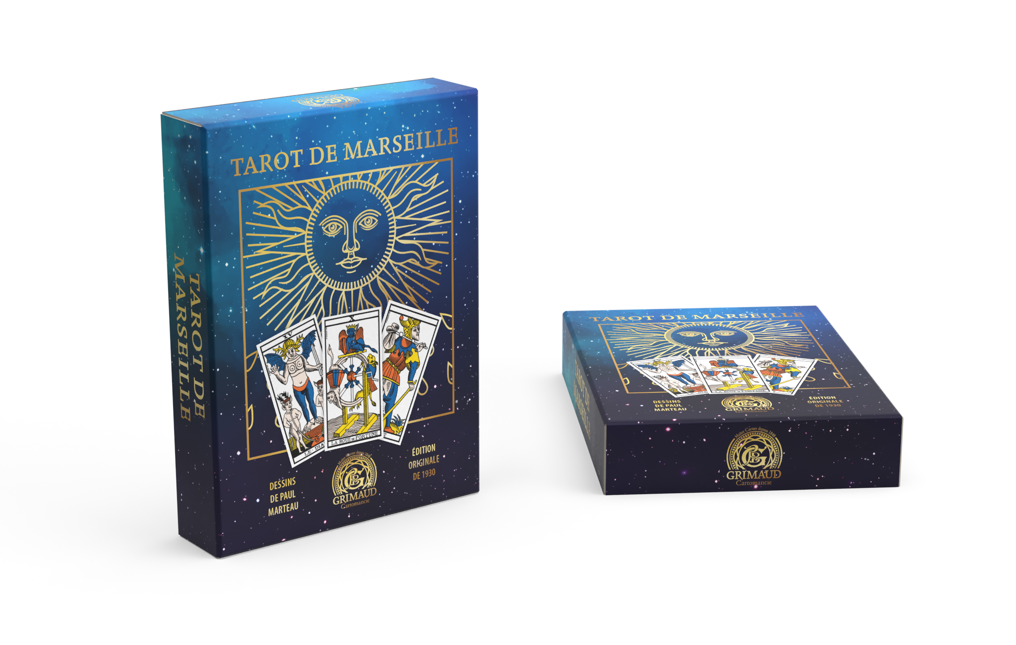 L'ancien Tarot de Marseille, cartes de divination.
